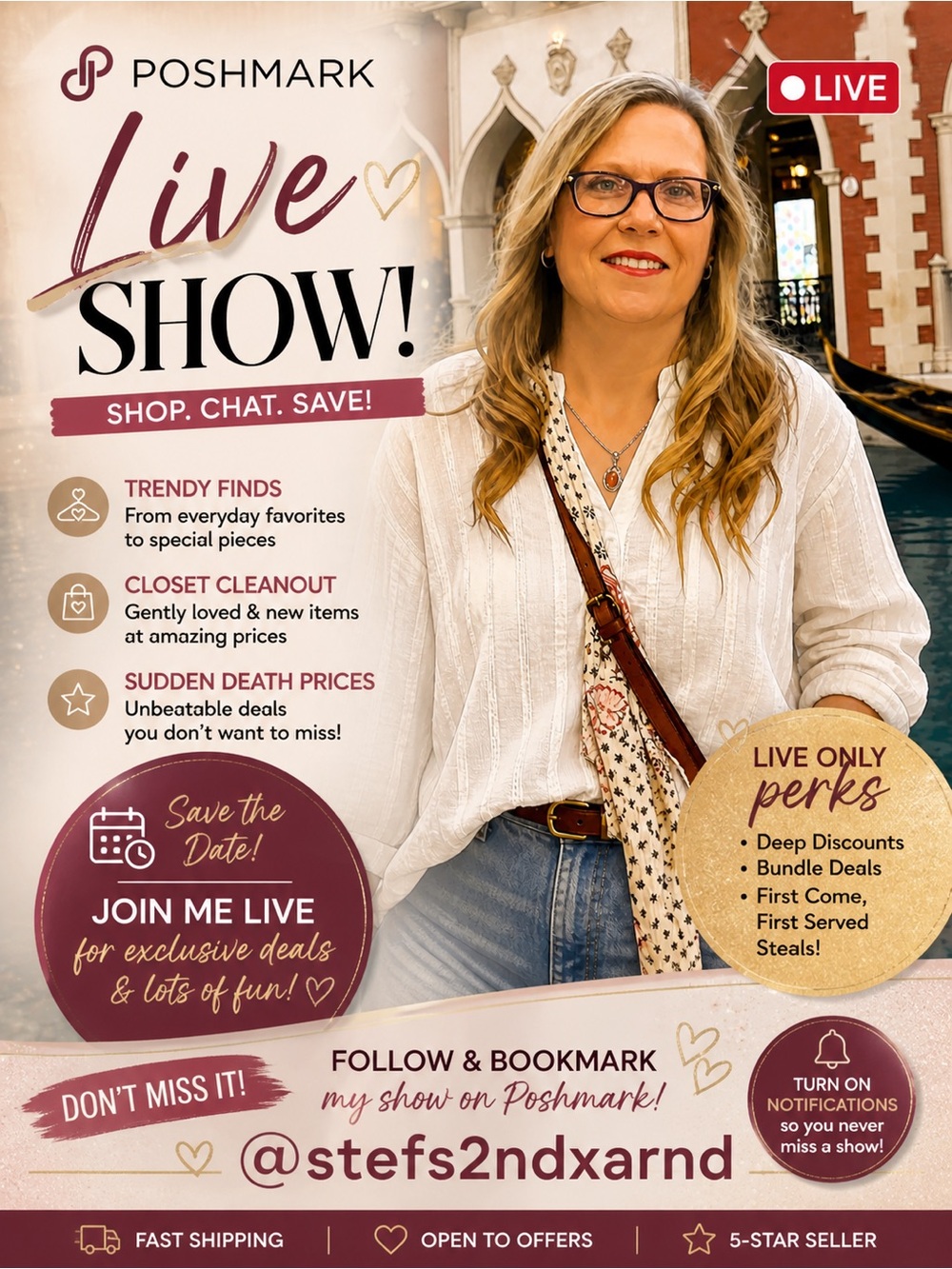 Live show listing